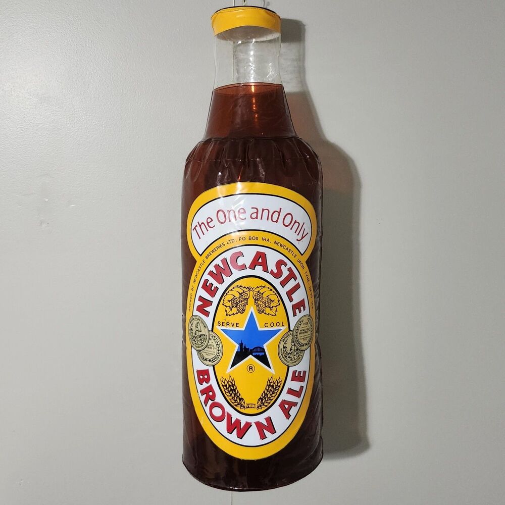 Newcastle Brown Ale 26" Hanging Inflatable Beer Bottle